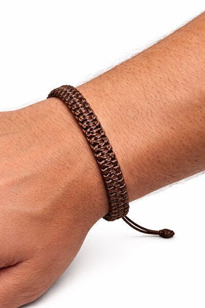 Ayluf Erkek Bileklik Kahverengi Ayarlanabilir