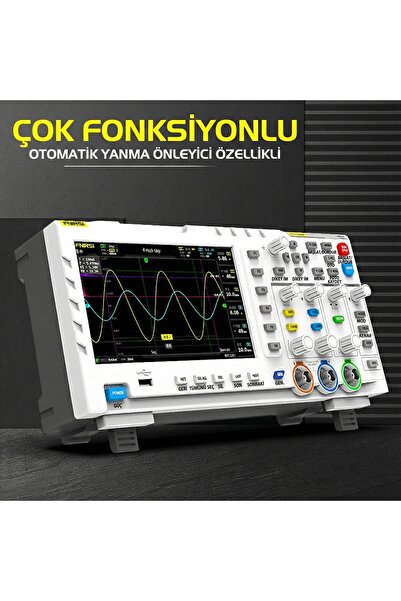FNIRSI 1014D 100MHz 1GSa/s 2 Kanal Dijital Osiloskop ve Sinyal Jeneratörü