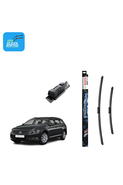 Volkswagen Passat Variant Uyumlu 2015-2017 Araca Özel Ön Silecek Takımı 650-450mm