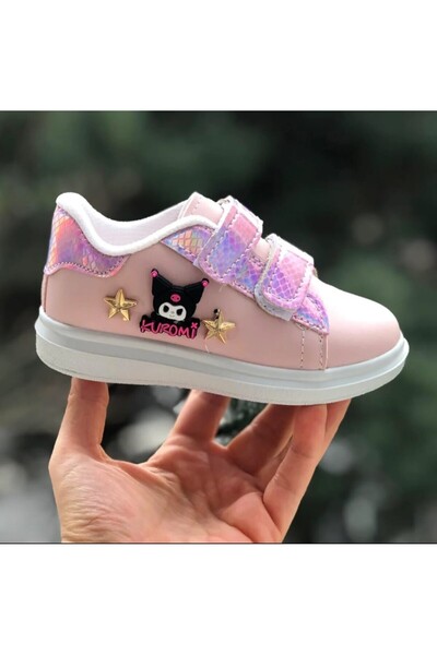 Pandalina Детски спортни обувки с велкро и холограмен мотив Леки маратонки от...