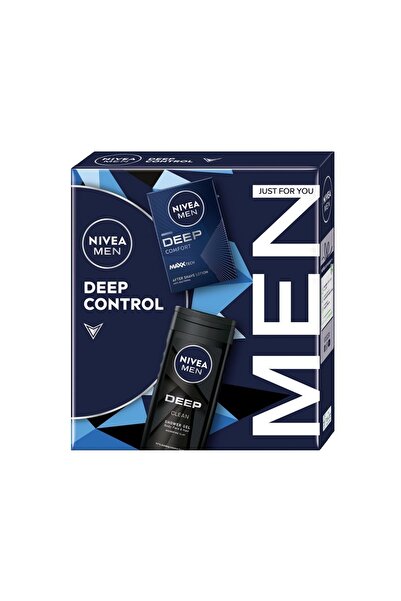 Nivea Men Set Cadou Barbati Nivea Deep Control, Lotiune dupa Ras, 100 ml si G...