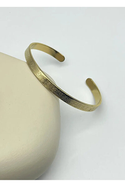 BİJU YILMAZ مشبك أيةتيل كورسيلي من الفولاذ الذهبي - 25-klp03