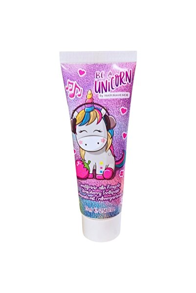Naturaverde Set 3 x Pasta de Dinti cu Capsuni, Kids Be A Unicorn Strrawberry,...