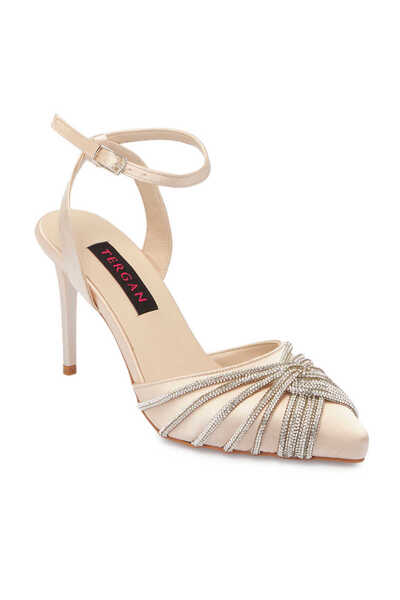 Tergan Vizon Tekstil Kadın Abiye Ayakkabı - K25Y1AY67812-E21