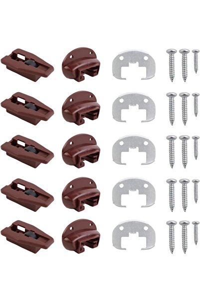 Arabest طقم استبدال مسارات أدراج، 5 مجموعات من قطع غيار مسارات الأدراج، قطع غ...