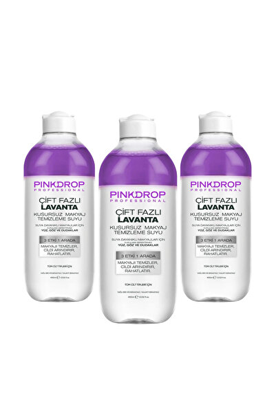 Ostwint Pachet de 3x Apă Micelară Bifazică 3 în 1 cu Ulei de Lavandă și Colag...