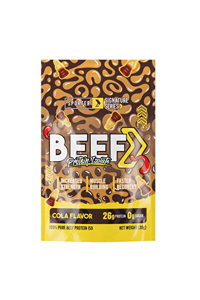 Sporter كيس بروتين لحم بقري معزول بنكهة الكولا، حصة واحدة