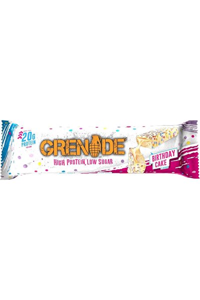 GRENADE NUTRITION بار بروتين عالي من غرينيد بنكهة كعكة عيد الميلاد 60 غرام