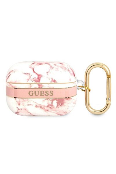 Guess Marble Strap Case for Apple AirPods Pro - Pink