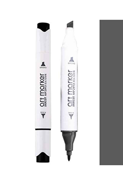 DanyCris Baoke 2vf Artists Markers 6-1mm Oil Dark Grey