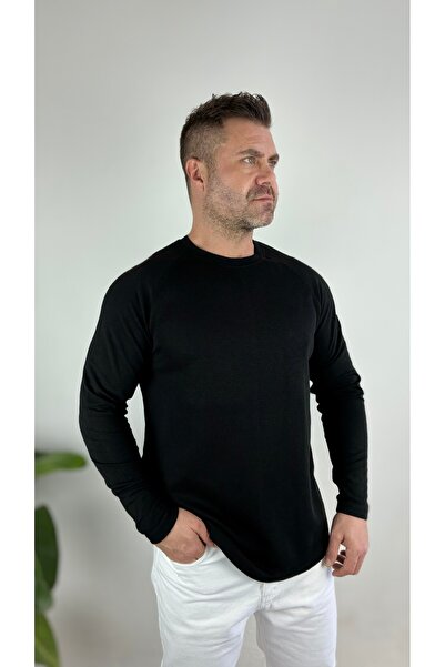 LudoWear Men's Long-Sleeved T-Shirt Ecru/Black