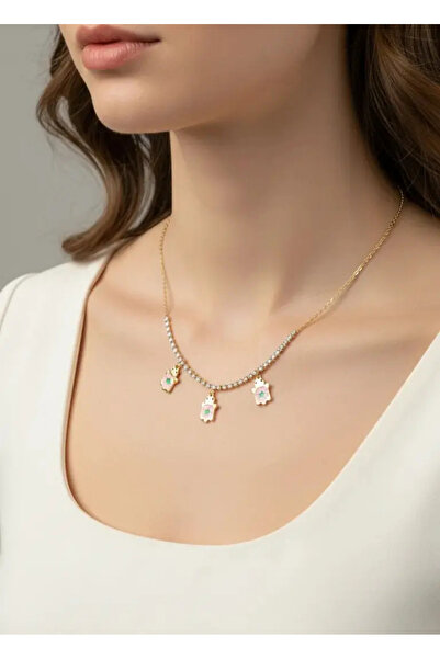 BİJU YILMAZ Xuping 3-Piece Pink Turtle Necklace - 25-Xpk44
