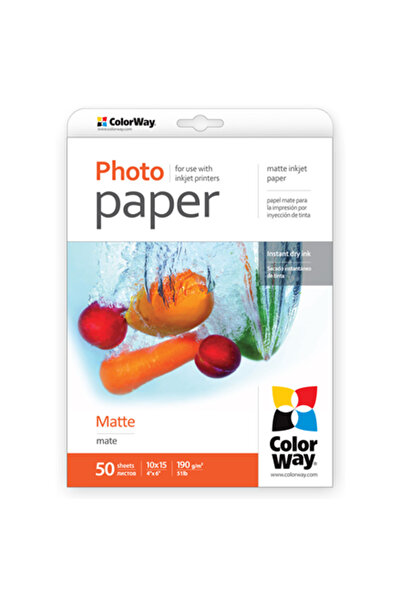 Other ColorWay | Matte | Photo Paper | 100 x 150 mm | 190 g/m² | 50 sheets