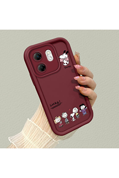 ucuc حافظة من السيليكون باللون الأحمر الداكن متوافقة مع هاتف Infinix Hot 50i،...