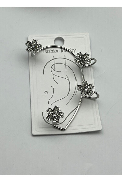 BİJU YILMAZ Vip Silver Floral Earcuff Earring - 26Ear27
