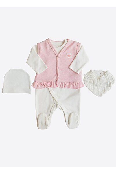 kitikate Organic Daisy Days Set of 4 Pink