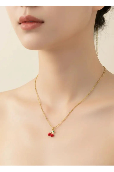 BİJU YILMAZ قلادة شوبرينج الكرز - 25-xpk54