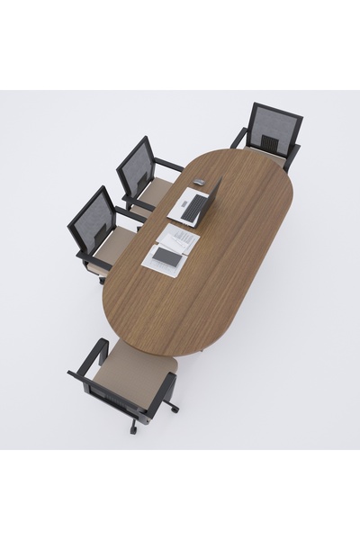 tuundesign Oval Toplantı Masası M-220 cm