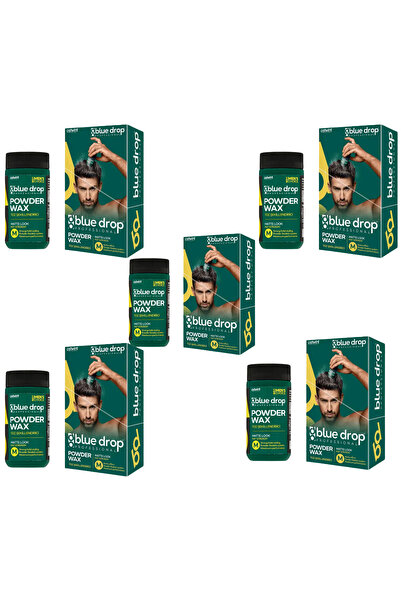 BLUE DROP Pachet de 5 pudre volumizatoare mate pentru styling, 15 g