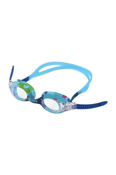 Dolfini Dolfin Flipper Flower Kids Swimming Goggles in Blueberry (Berry Blue)