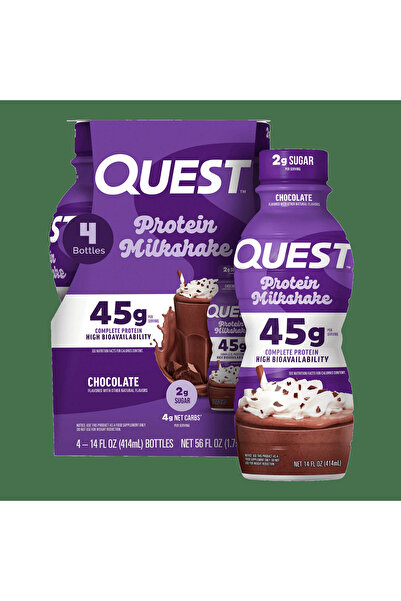 Quest مشروب بروتين جاهز للشرب بنكهة الشوكولاتة 45 غ 14 أونصة