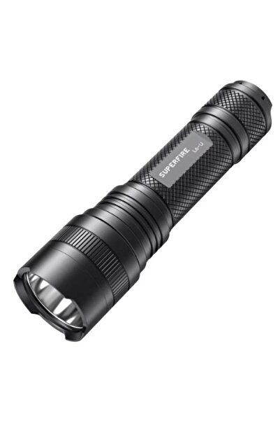 Supfire Lanternă LED Superfire L6-U, 20W, 1480 lm, reîncărcabilă prin USB, ne...