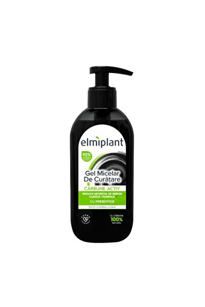 ELMIPLANT Set 2 x Gel Micelar Detox Charcoal 200 ml