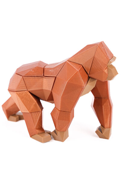 BCOVERART Toyzzart 3D Puzzle Yapboz Mıknatıslı Oyuncak-Goril