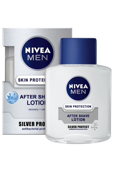 Nivea Men Set of 2 x Silver Protect After Shave Lotion 100 ml