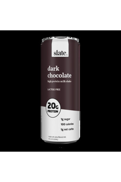 Slate Milk بروتين سلات، شوكولاتة داكنة جاهزة، 11 أونصة