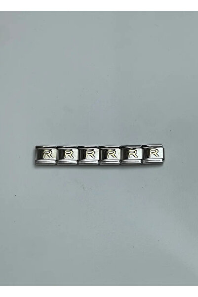 BİJU YILMAZ Steel Silver R Letter Italian Nomi Charm - 25Crm171