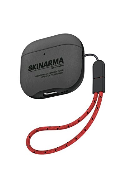 Skinarma Carcasă Spunk pentru Apple AirPods 4, verde închis, elegantă și dura...