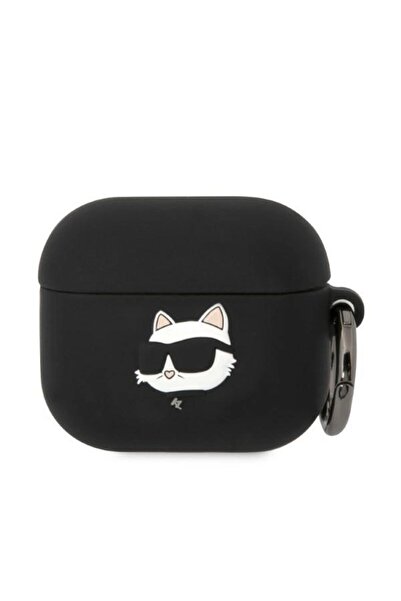 Karl Lagerfeld 3D Choupette Silicone Case for AirPods 3 - Black