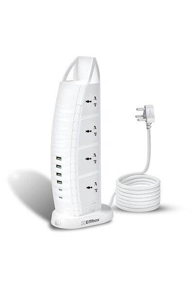 Generic 14-Port Vertical Extension Board Tower - Smart Charging Station