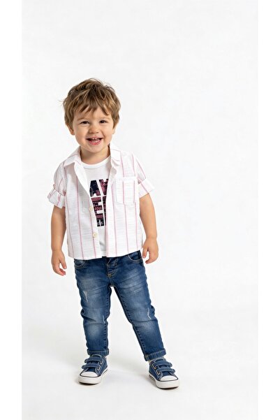 The-kid.co DENIS HIPSTER JUNIOR SET - RED