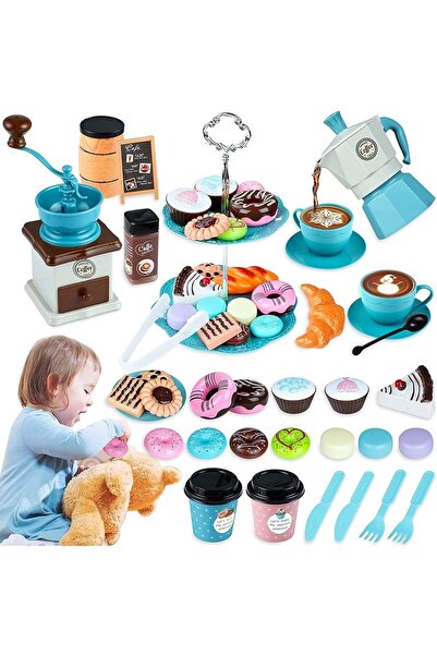 Arabest Pretend Play Tea Set - Toddler Princess Tea Time Toy, Interactive Rol...