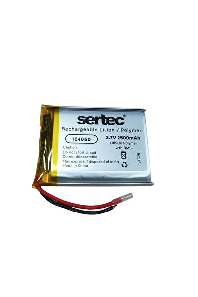 instatech 104050 3.7V 2500mAh Li-Polymer Pil (Devreli/1.5A)