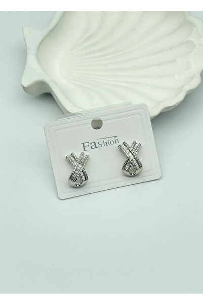 BİJU YILMAZ أقراط فضية VIP بحجر - 25-vip93