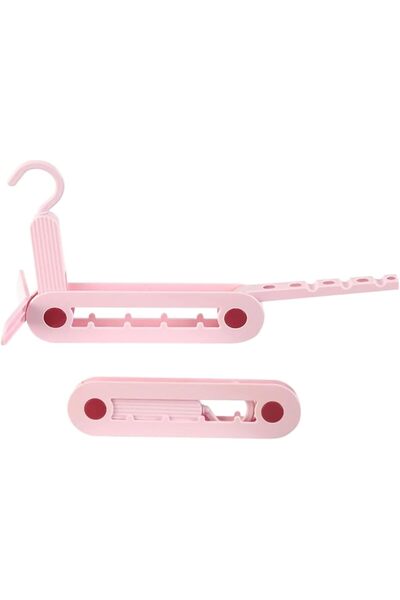 Arabest رف ملابس قابل للطي، مزود بفتحات متعددة، رف ملابس موفر للمساحة وقابل ل...