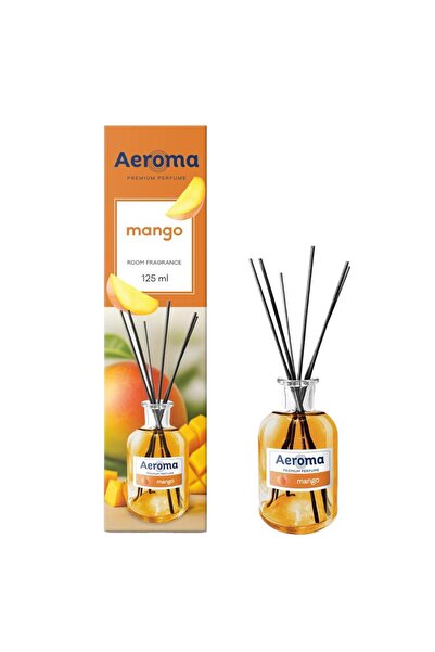 Aeroma Set of 3 x Room Air Freshener with Aroma Sticks, Mango, 125 ml