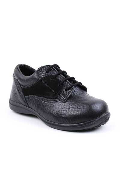 tino Pantofi casual, de copii , din piele naturala 2635-NEGRU