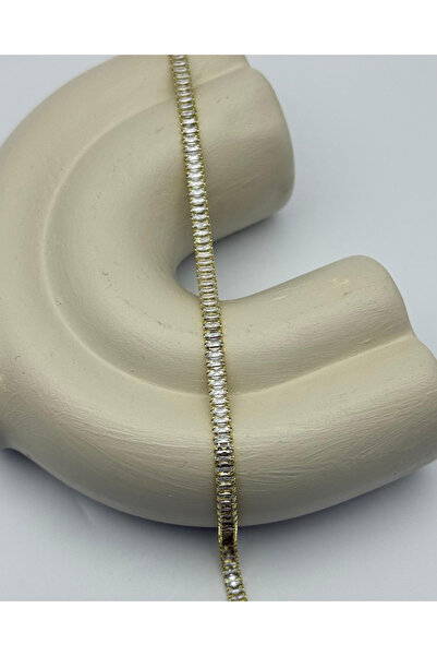 BİJU YILMAZ سوار ستيل جولد ميني باجيت ستون واتر رود - 25-blk350