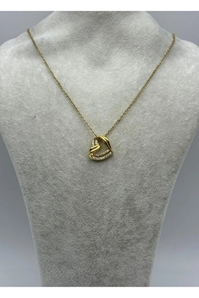 BİJU YILMAZ Steel Gold Crispy Necklace - 25-Ctr305