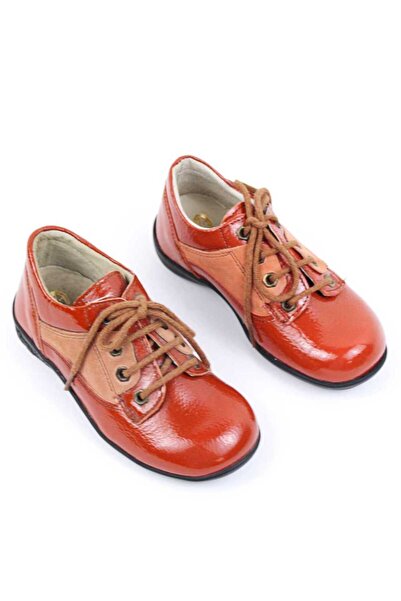 tino Pantofi casual, de copii , din piele naturala 2635-COGNAC