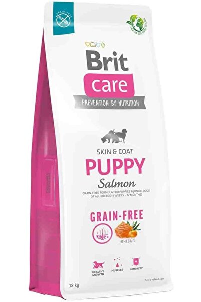 Brit Care Skin & Coat, Deri Ve Tüy Hassasiyeti Olan Yavru Köpekler İçin, Tahı...