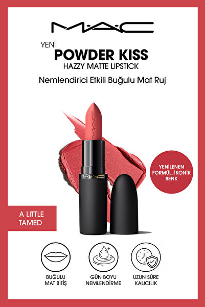 M.A.C Powder Kiss Hazy Matte Lipstick Nemlendirici Etkili Buğulu Mat Ruj - A ...