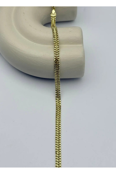 BİJU YILMAZ Xuping Gold Örgü Zincir Bileklik - 25-xpb134