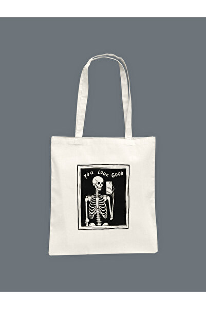 Hayali Şeyler You Look Good Printed Cloth Bag