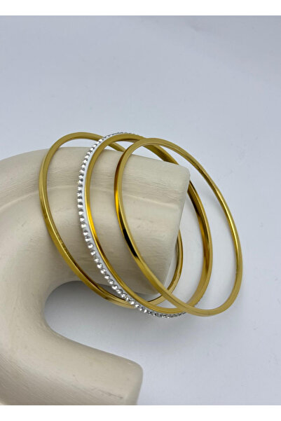 BİJU YILMAZ Çelik 3'lü Taşlı Ajda - 26ajd04