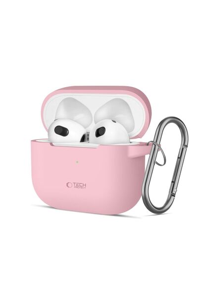 Tech-Protect Silicone Hook Case for Apple AirPods 3 - Pink